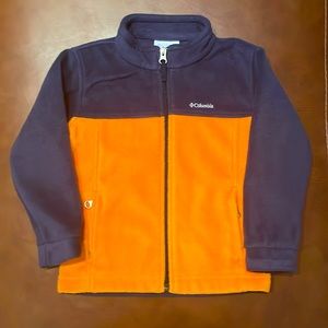 Columbia Sportswear Boys Fleece Jacket Zip Up Size 4T